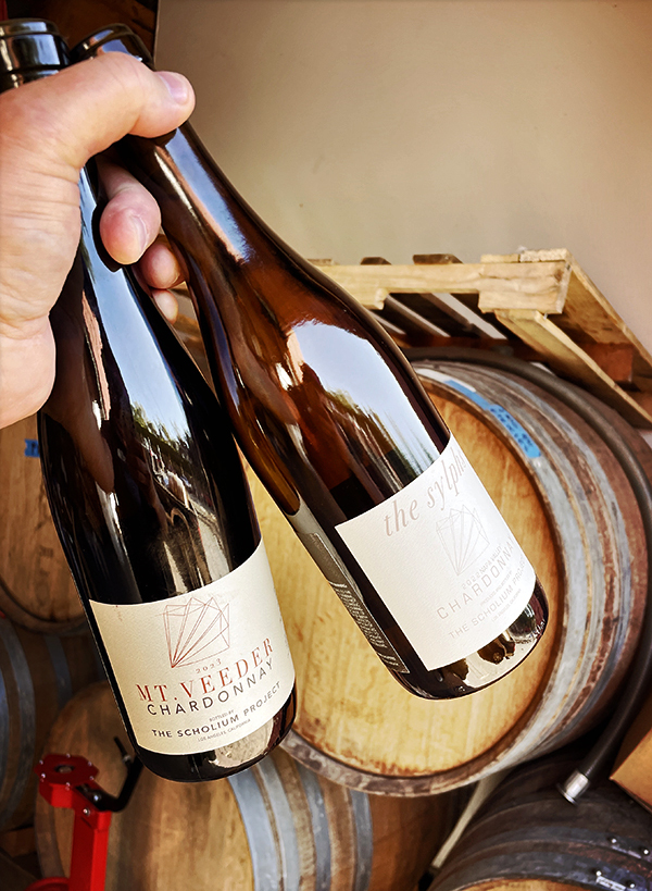 The pair of oxidative Chardonnays