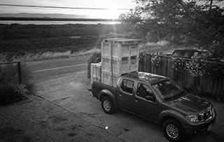 bins awaiting delivery