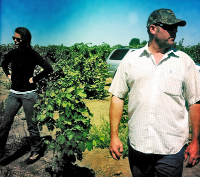 Kevin Phillips, who farms the old vine Cinsault